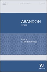 Abandon SSATBB choral sheet music cover